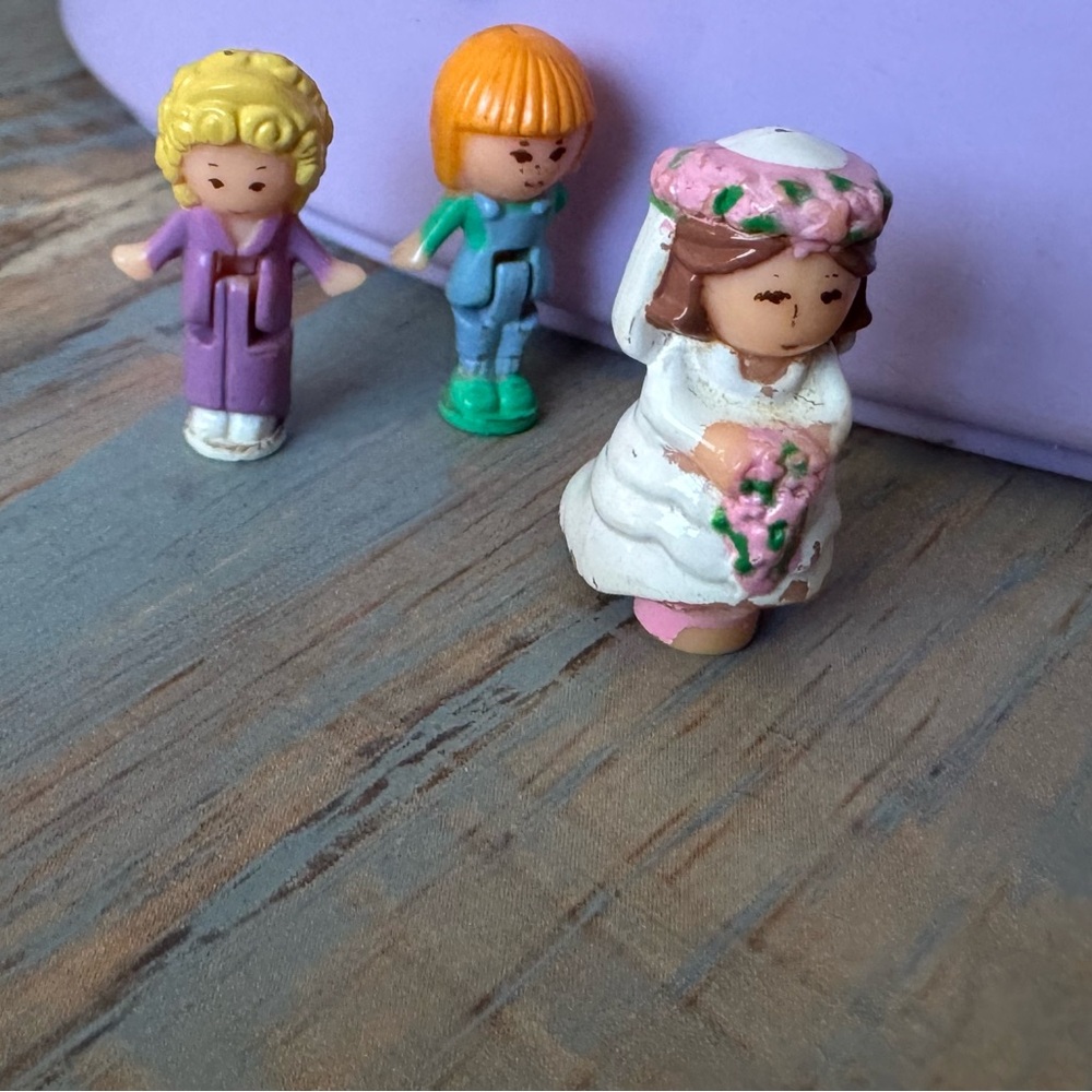 Polly Pocket 1991 Vintage Bluebird Pullout Playhouse Jewelry Box - Picture 4 of 16